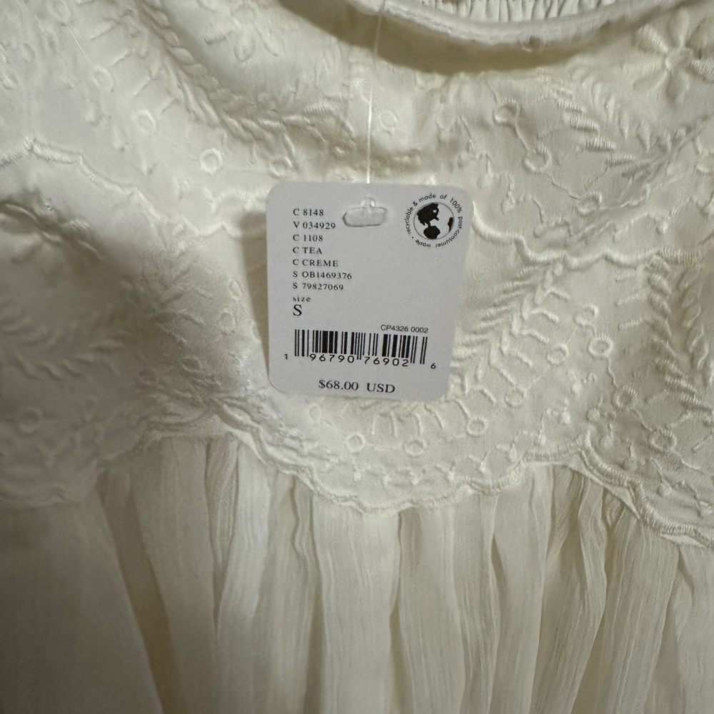 🆕Free People Intimately Keep Your Cool Tube Top in Creme. NWT size small. - Picture 8 of 13